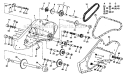 Page G Diagram and Parts List for PPRT8KA  Poulan Tiller
