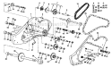 Page G Diagram and Parts List for PPRT8K  Poulan Tiller