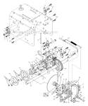 Drive Diagram and Parts List for PR10527ESA  Poulan Snow Blower