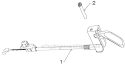 Control Panel Discharge Chute Diagram and Parts List for PR14527ES 96198004702 - 2012-06 Poulan Snow Blower