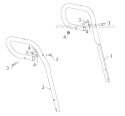 Handle Diagram and Parts List for PR14527ES 96198004702 - 2012-06 Poulan Snow Blower