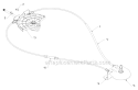 Control Panel Discharge Chute Diagram and Parts List for PR14527ES 96198004704 - 2012-08 Poulan Snow Blower