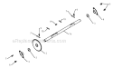 Drive Diagram and Parts List for PR14527ES 96198004704 - 2012-08 Poulan Snow Blower
