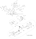 Auger Housing Impeller Diagram and Parts List for PR14527ES 96198004704 - 2012-08 Poulan Snow Blower