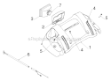 Handle Controls Diagram and Parts List for PR18530ES 96198004904 - 2012-08 Poulan Snow Blower