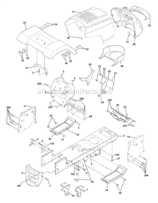 Part Location Diagram of 170472X599 Poulan Lens Lt/Pl