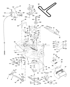Part Location Diagram of 583058901 Husqvarna Bolt Carriage Idler