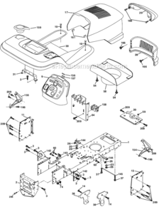 Part Location Diagram of 584372701 Husqvarna Fender