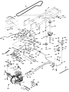 Part Location Diagram of 74760648 Poulan Bolt Fin Hex 3/8-16 Unc X 3
