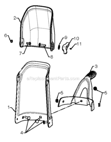 Page C Diagram and Parts List for PR521 (11A436F100)(1997) Cub Cadet Engine