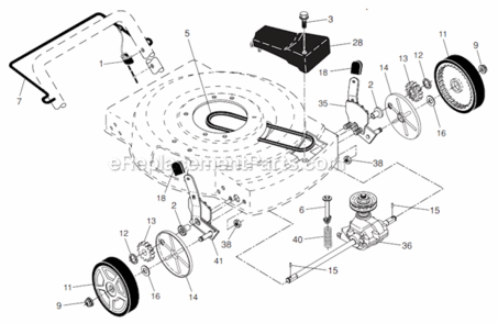 Part Location Diagram of 404845 Husqvarna Pawl
