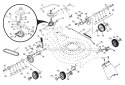 Page B Diagram and Parts List for PR55R21AD  Poulan Lawn Mower