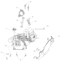 Engine Diagram and Parts List for PR621ES 96182000402 - 2012-06 Poulan Snow Blower