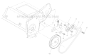 Drive Diagram and Parts List for PR621 96182000301 - 2011-06 Poulan Snow Blower