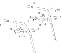 Handle Diagram and Parts List for PR627ES 96192003803 - 2012-08 Poulan Snow Blower