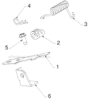 Handle Diagram and Parts List for PR627ES 96192003804 - 2012-06 Poulan Snow Blower