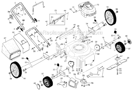 Part Location Diagram of 532170294 Husqvarna Throttle Control