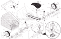 Part Location Diagram of 531300774 Husqvarna Alternative for 532169778: 21 DRIVE BELT IN SLEE