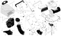 Page A Diagram and Parts List for PR675HVP 96142001500 Poulan Lawn Mower