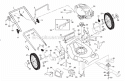 Page A Diagram and Parts List for PR675Y21CHC  Poulan Lawn Mower