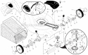 Page B Diagram and Parts List for PR675Y21RHP 96142000902 Poulan Lawn Mower