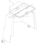 Chassis Engine Pulleys Diagram and Parts List for PR8P27ES 96192004603 - 2012-06 Poulan Snow Blower