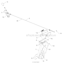 Control Panel Discharge Chute Diagram and Parts List for PR8P27ES 96192004603 - 2012-06 Poulan Snow Blower