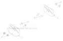 Auger Housing Impeller Diagram and Parts List for PR8P27ES 96192004603 - 2012-06 Poulan Snow Blower