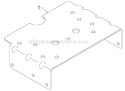 Chassis Engine Pulleys Diagram and Parts List for PR8P27ES 96192004603 - 2012-06 Poulan Snow Blower
