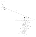 Control Panel Discharge Chute Diagram and Parts List for PR8P27ES 96192004605 - 2012-08 Poulan Snow Blower