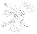 Drive Diagram and Parts List for PR8P27ES 96192004605 - 2012-08 Poulan Snow Blower