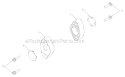 Auger Housing Impeller Diagram and Parts List for PR8P27ES 96192004605 - 2012-08 Poulan Snow Blower