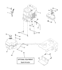 Engine Diagram and Parts List for PRK17H42STB  Poulan Lawn Tractor