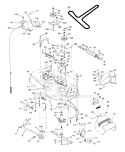 Part Location Diagram of 155198X421 Poulan Bracket, Gauge, Wheel Right Hand