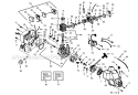 Page D Diagram and Parts List for PT112  Poulan Trimmer
