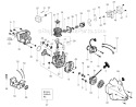 Page B Diagram and Parts List for PT17  Poulan Trimmer
