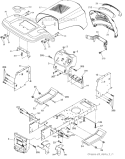 Part Location Diagram of 428397 Poulan Panel Dash Left Hand