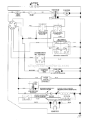 Schematic Diagram Diagram and Parts List for PXT12538  Poulan Lawn Tractor