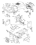 Part Location Diagram of 174619 Ryobi Chassis