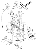Part Location Diagram of 532130968 Husqvarna Shield Defl Ector