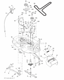 Part Location Diagram of 05-022 Poulan Spring Return Idler