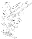Part Location Diagram of 532196224 Husqvarna Shaft Asm. Shift