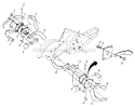 Tine Assembly Diagram and Parts List for RJ500C 1999 and Before Poulan Tiller