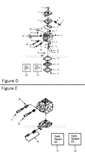 Page D Diagram and Parts List for S25AV  Poulan Chainsaw