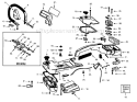 Page B Diagram and Parts List for S25DA  Poulan Chainsaw