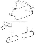 Page C Diagram and Parts List for SM400 Type1 Poulan Leaf Blower / Vacuum