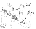 Page B Diagram and Parts List for TE450CXL Type 1 Poulan Trimmer