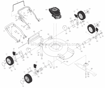 Part Location Diagram of 532149293 Husqvarna Engine Zone Control Cable