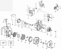 Page B Diagram and Parts List for WT200 Type1 Poulan Leaf Blower / Vacuum