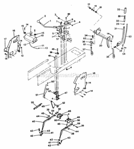Page D Diagram and Parts List for XEL1120AR  Poulan Lawn Tractor